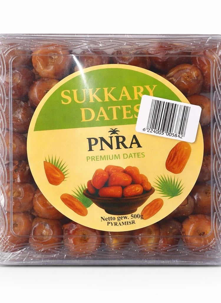 تمر سكّري فاخر – وزن العبوة 500 جم –عرض خاص – 3 عبوات - طعم طبيعي ولذيذ